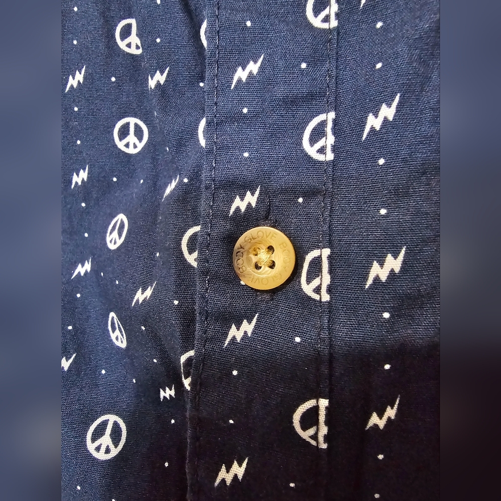 BODY GLOVE Button Down Shirt for Kids size 7 - Picture 4 of 7